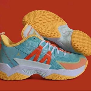 NIKE (US Size 12) AIR JORDAN ONE TAKE II Russell Westbrook Tropical Twist Shoes